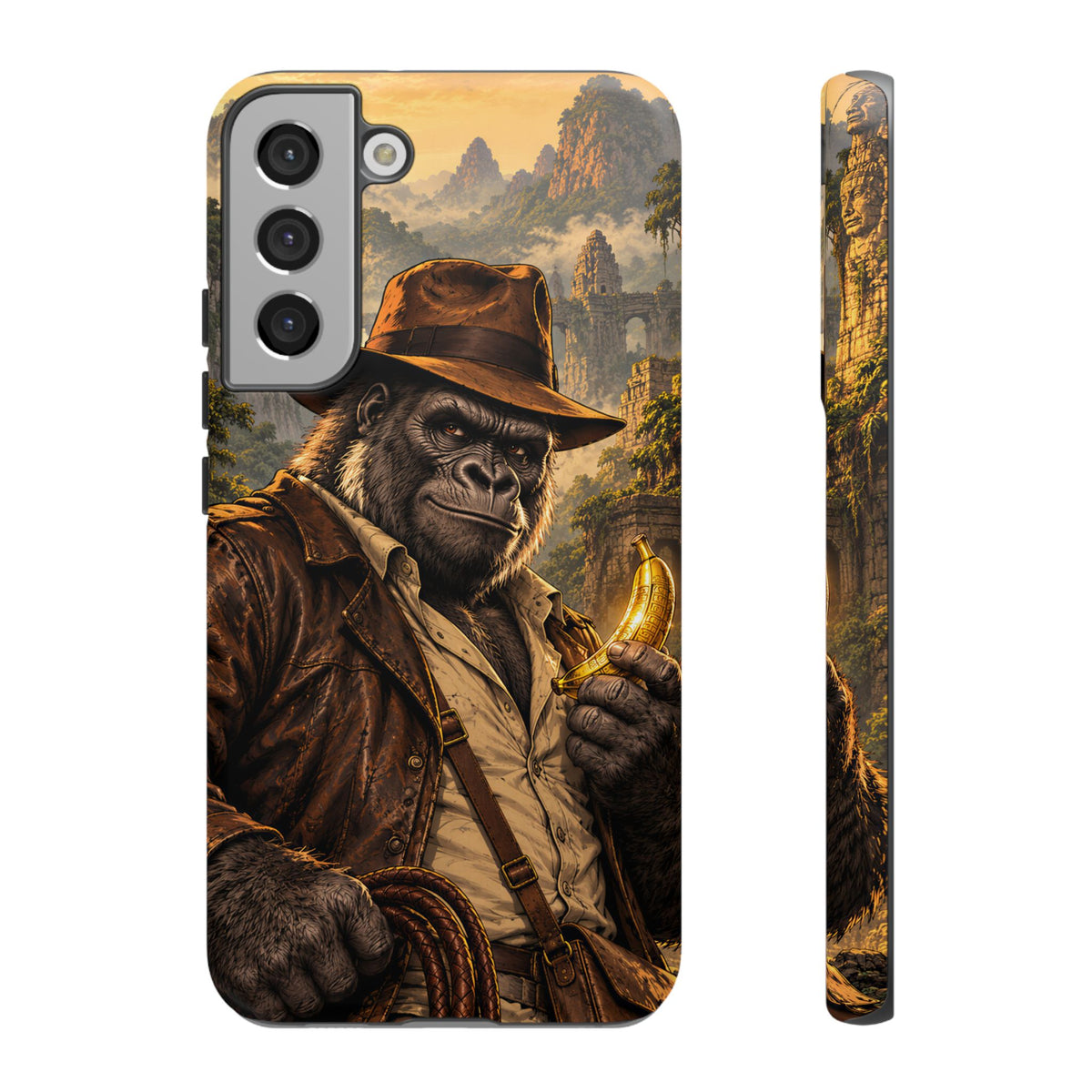 Adventure Gorilla Samsung Galaxy Tough Case | Temple of Bananas