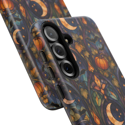 Amber Moon Window Samsung Galaxy Tough Case | celestial halloween
