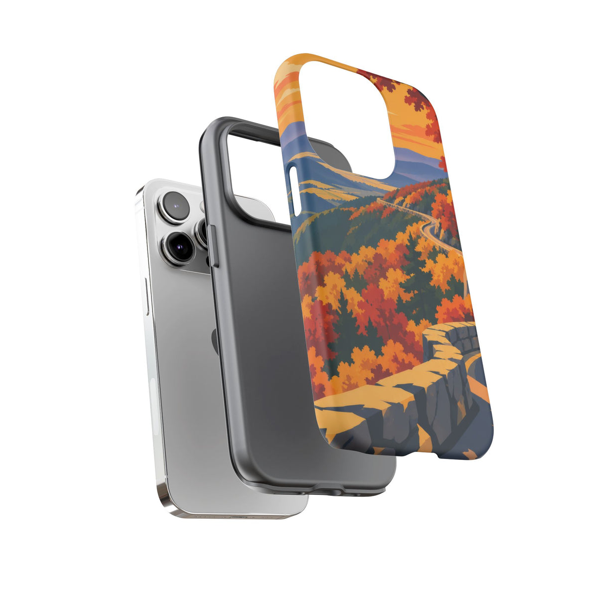 Skyline Drive — Overlook Gold iPhone Tough Case