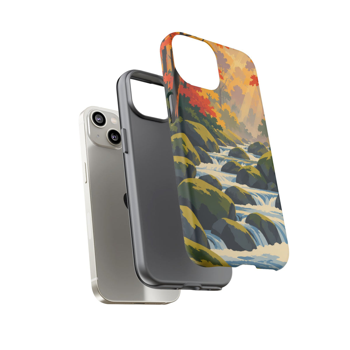 Great Smoky Mountains — Autumn Creek iPhone Tough Case