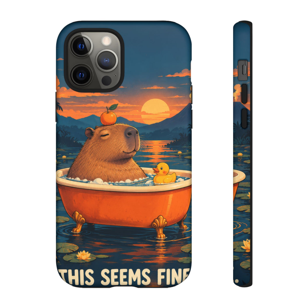 Minor Inconvenience iPhone Tough Case | funny capybara