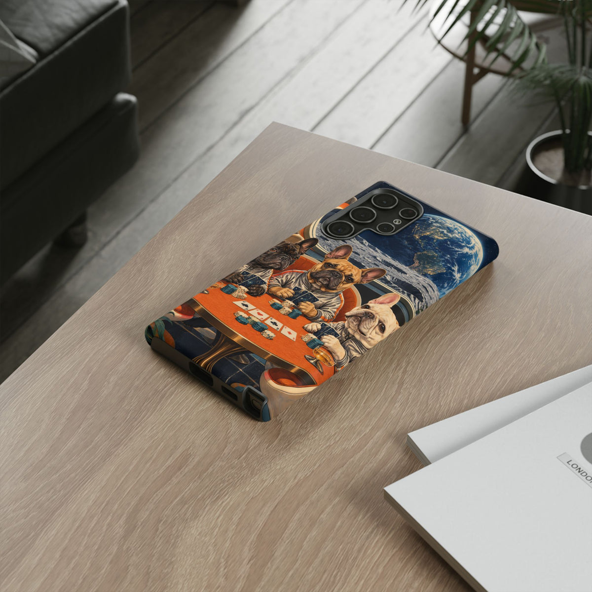 Lunar Card Club Samsung Galaxy Tough Case | french bulldog