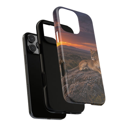 Lioness in the Blue Hour iPhone Tough Case