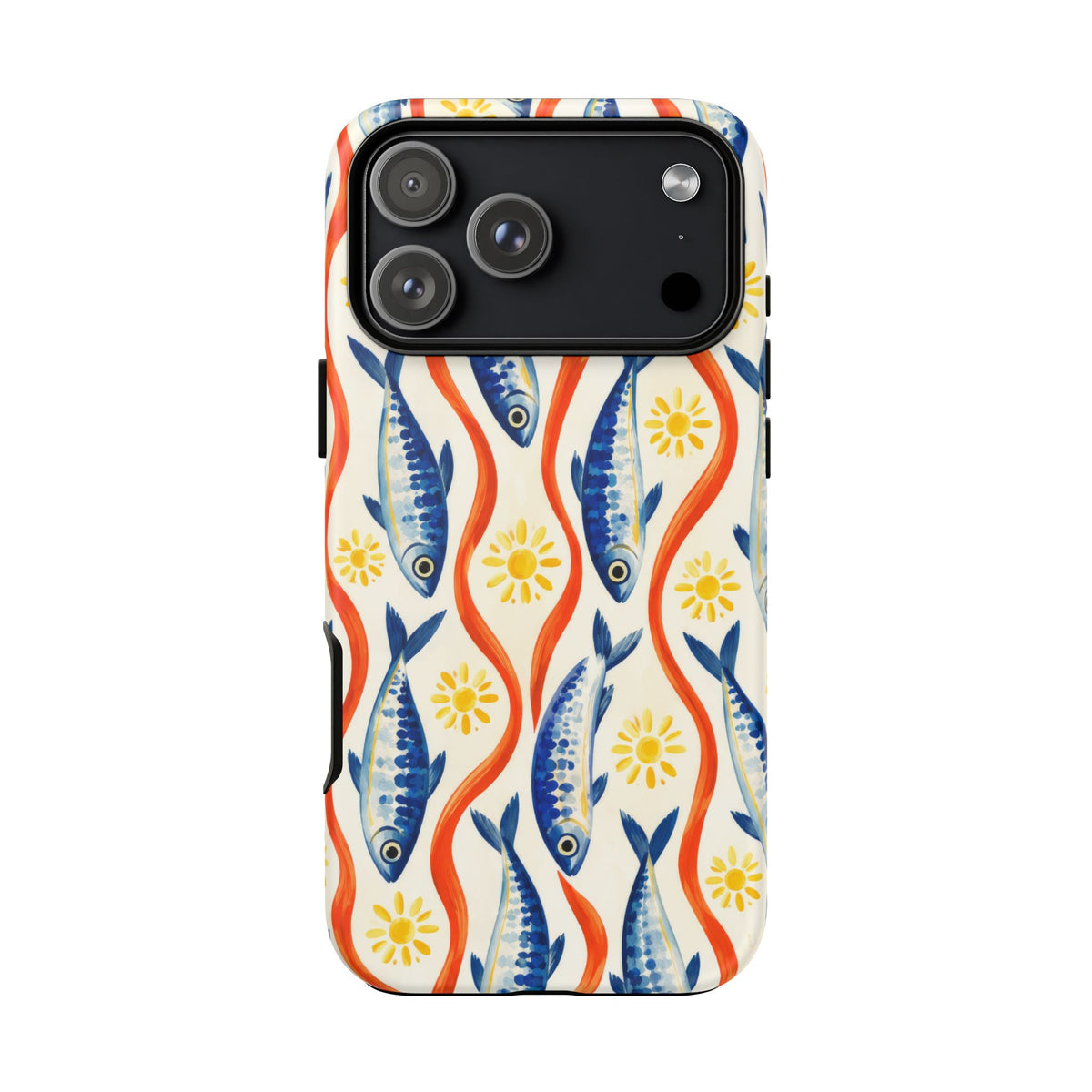 Sardine Social iPhone Tough Case | sardine print
