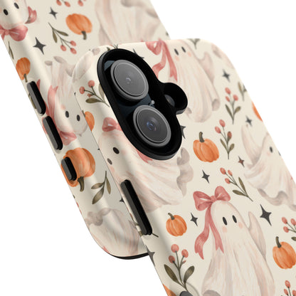 Blush Boo Social iPhone Tough Case | cute ghost