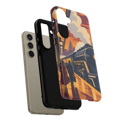 Travel by Train — Night Departure Samsung Galaxy Tough Case | train travel