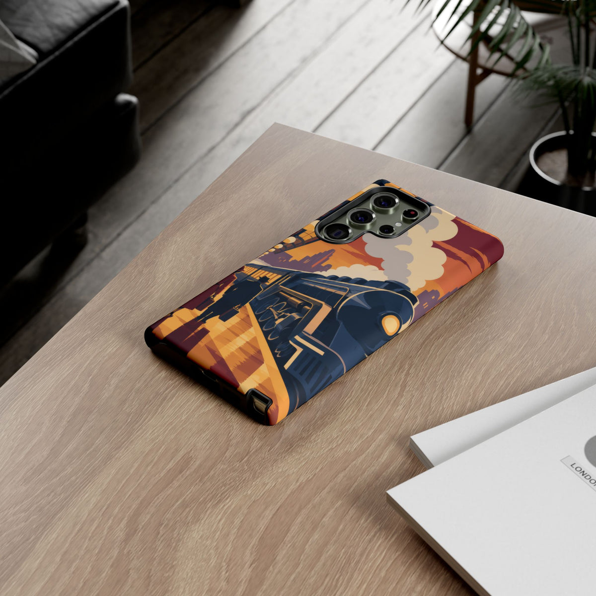 Travel by Train — Night Departure Samsung Galaxy Tough Case | train travel