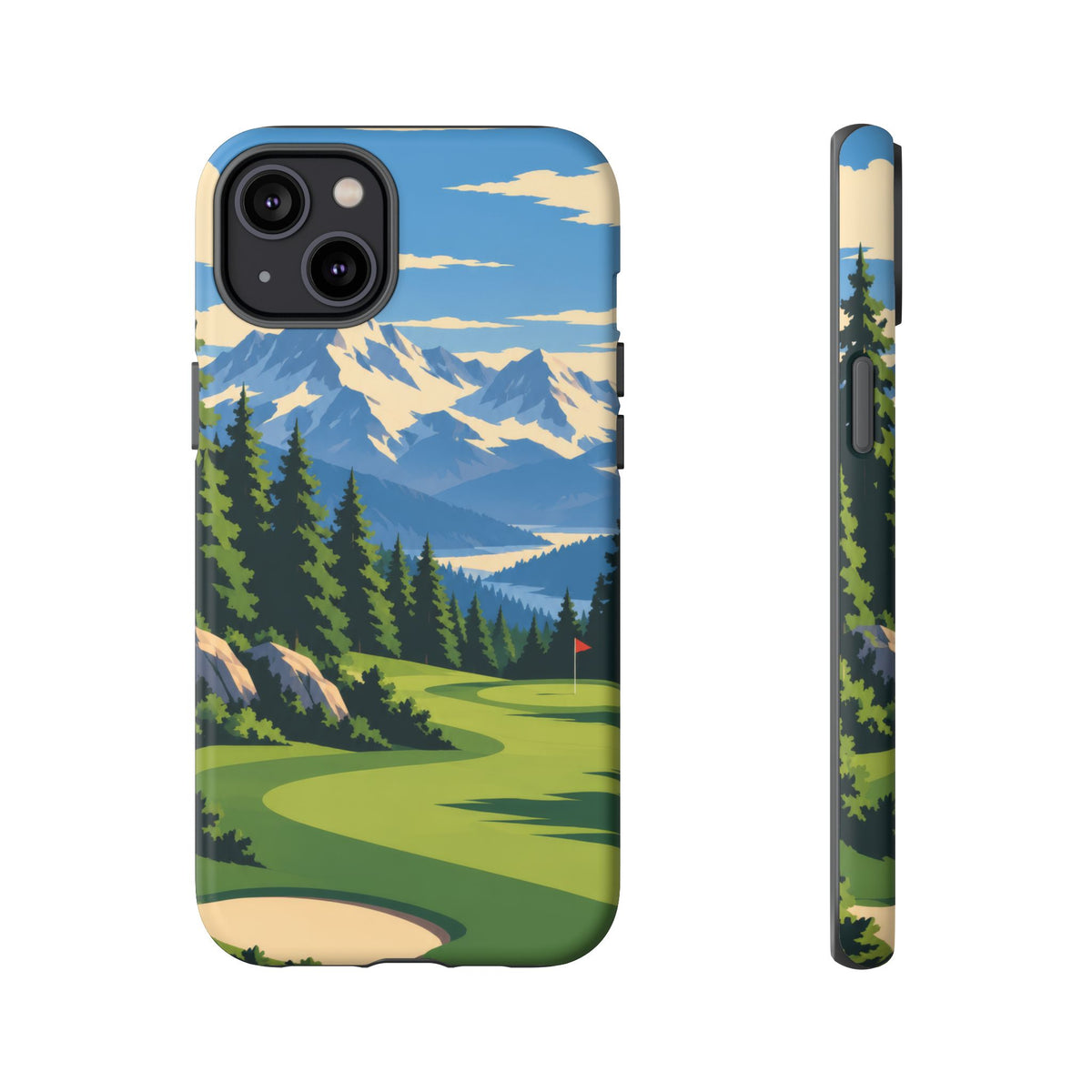 Mountain Golf — Alpine Fairway iPhone Tough Case