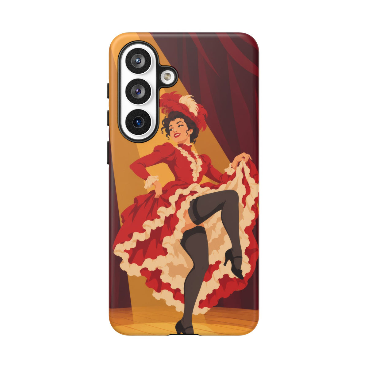 Moulin Rouge Dancer — Crimson Cabaret Samsung Galaxy Tough Case | cabaret dancer