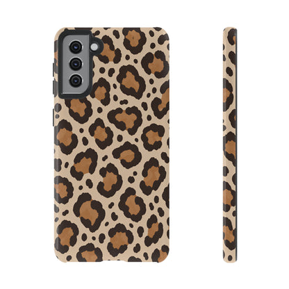 Leopard Print Samsung Galaxy Tough Case | Cocoa Wildcat