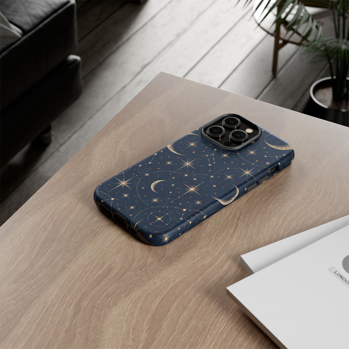 Celestial Moon iPhone Tough Case | Nocturne Atlas