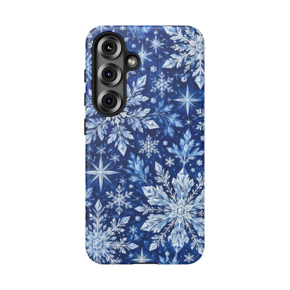 Frosted Midnight Samsung Galaxy Tough Case | snowflake
