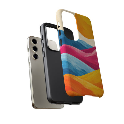 Golden Drift Samsung Galaxy Tough Case | colorful hills