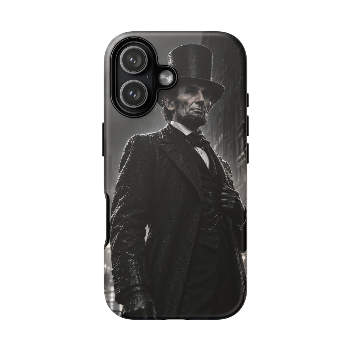 Abe after Midnight iPhone Tough Case | noir lincoln