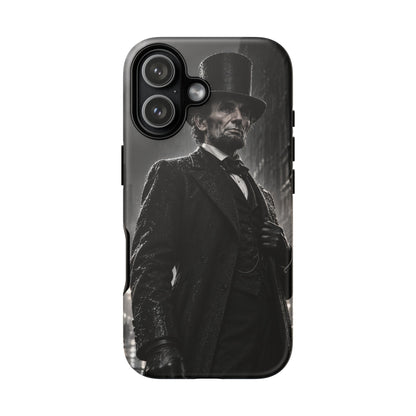 Abe after Midnight iPhone Tough Case | noir lincoln