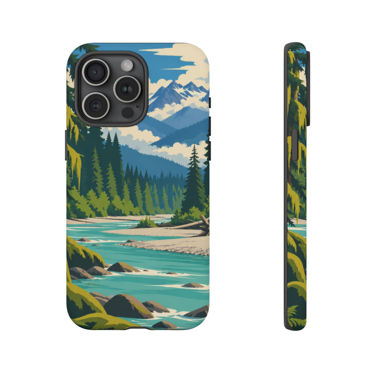 Hoh Rain Forest — Rivergreen iPhone Tough Case