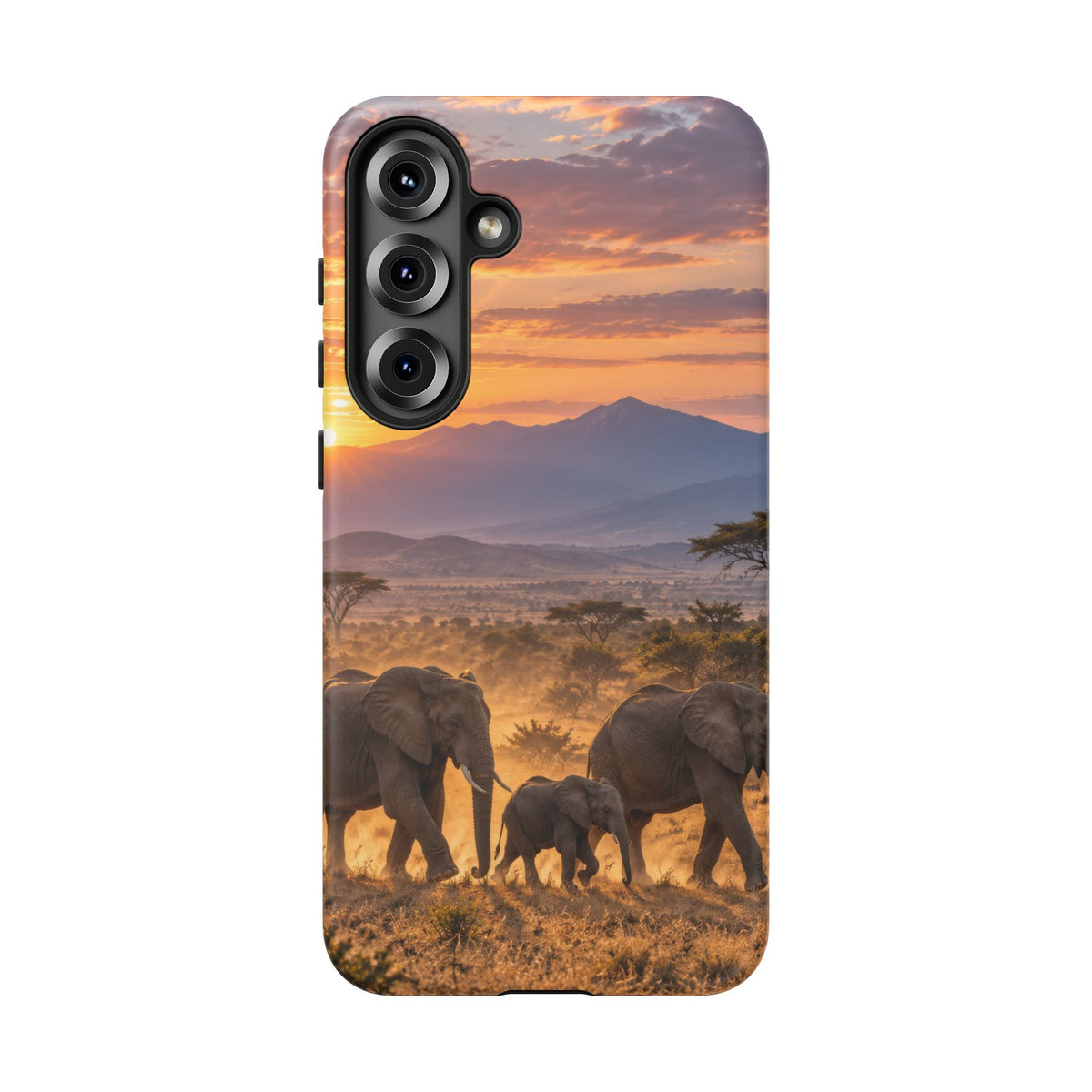 Elephants at First Light Samsung Galaxy Tough Case | african elephants