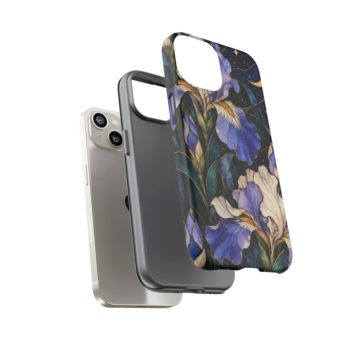 Celestial Iris iPhone Tough Case | iris flowers
