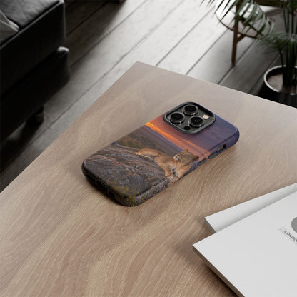 Lioness in the Blue Hour iPhone Tough Case