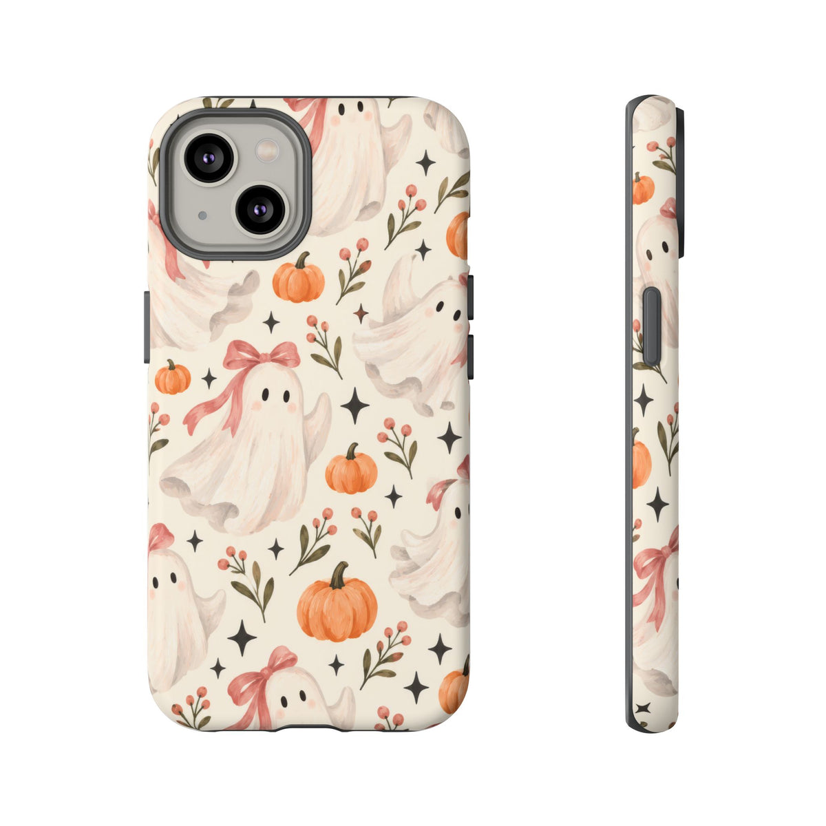 Blush Boo Social iPhone Tough Case | cute ghost