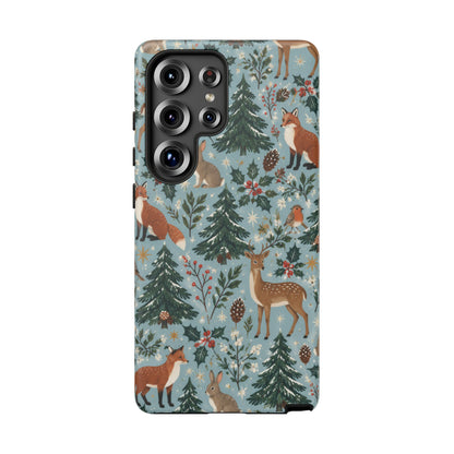 Winter Woodland Gathering Samsung Galaxy Tough Case | woodland christmas
