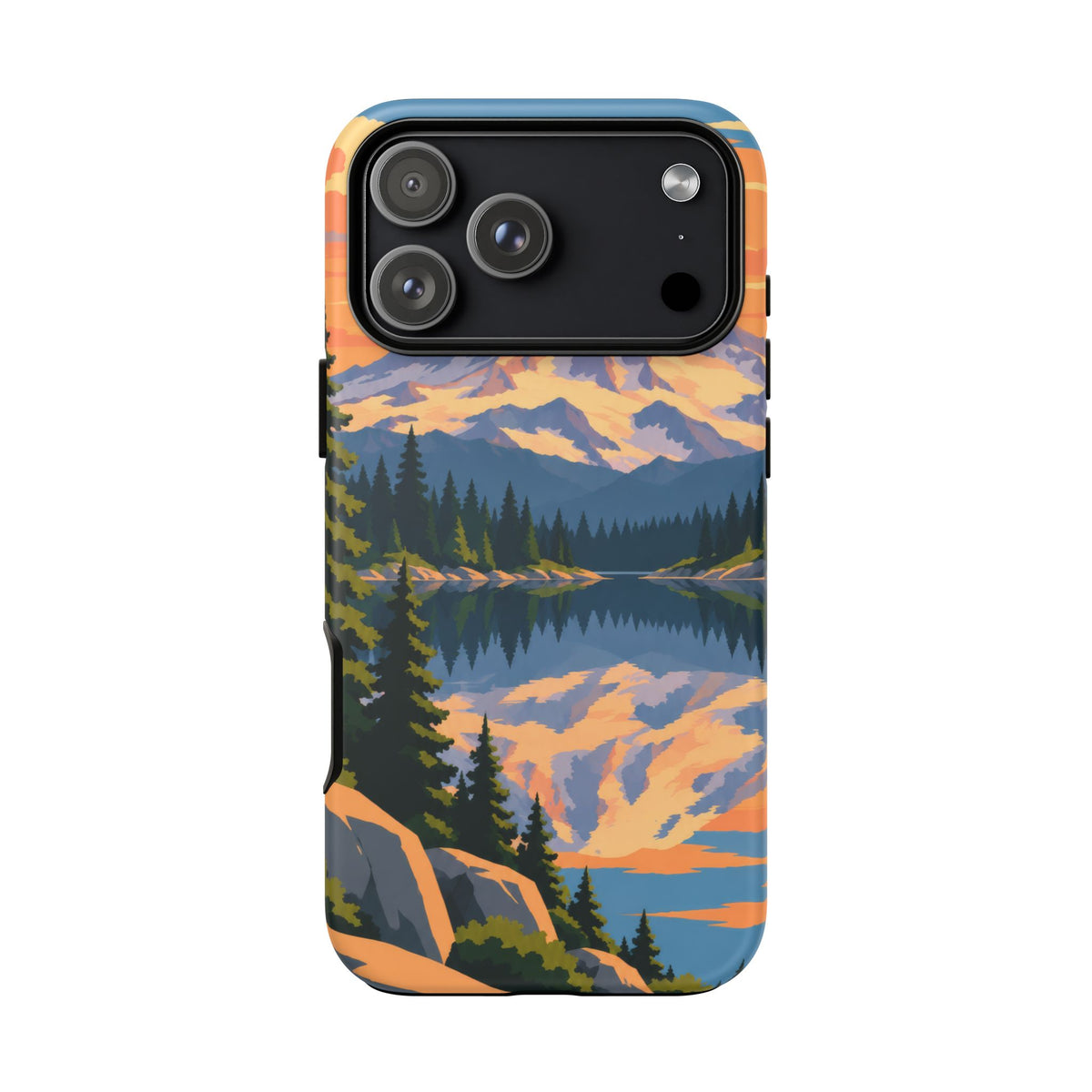 Mount Rainier — Mirror Dawn iPhone Tough Case