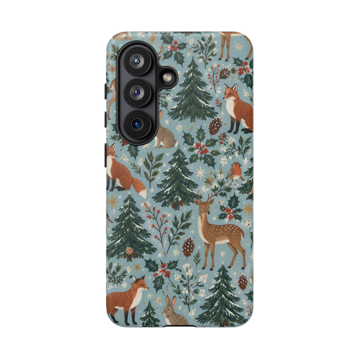 Winter Woodland Gathering Samsung Galaxy Tough Case | woodland christmas