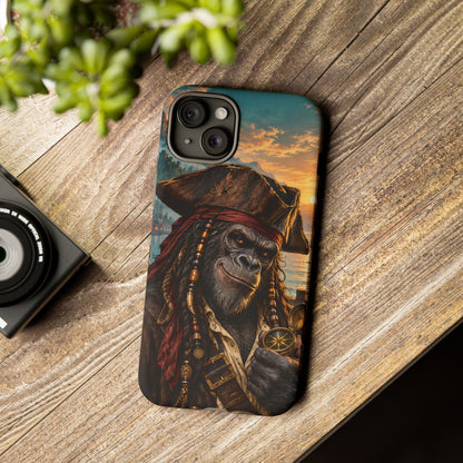 Pirate Gorilla iPhone Tough Case | Captain Silverback