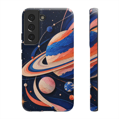 Cosmic Cut Paper Samsung Galaxy Tough Case | modern space