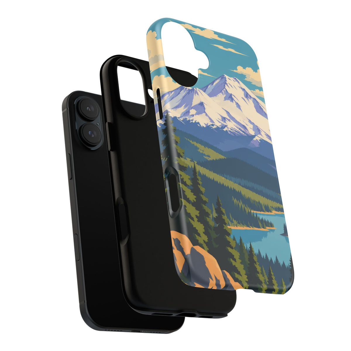 Mount Shasta — Snowlight iPhone Tough Case