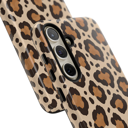 Leopard Print Samsung Galaxy Tough Case | Cocoa Wildcat