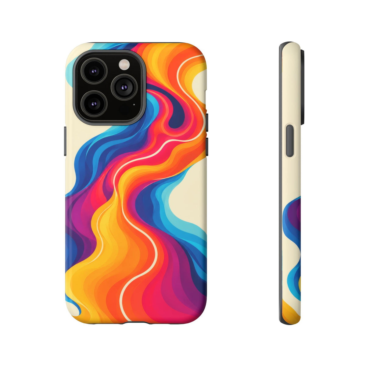 Electric Tide iPhone Tough Case | psychedelic wave