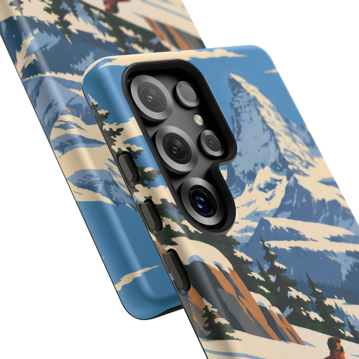 Swiss Skiing — Downhill Arc Samsung Galaxy Tough Case