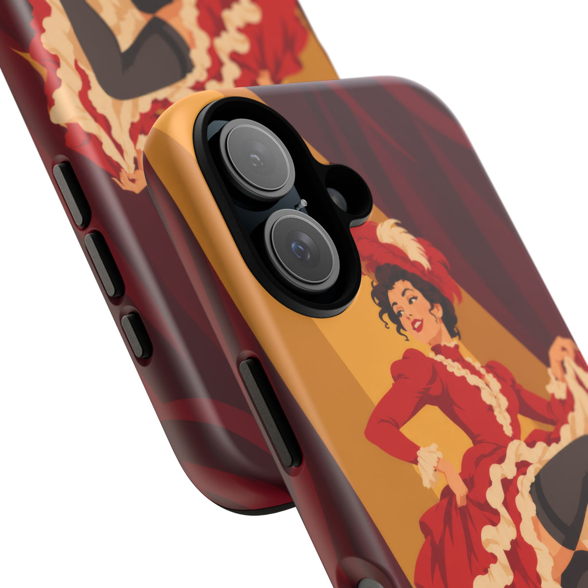 Moulin Rouge Dancer — Crimson Cabaret iPhone Tough Case | cabaret dancer