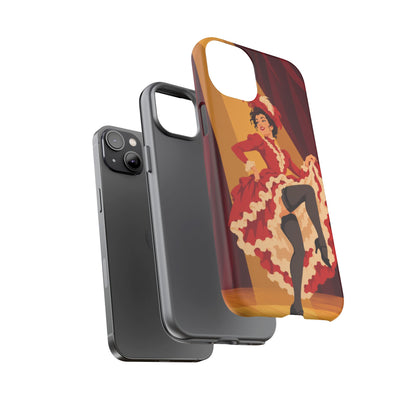 Moulin Rouge Dancer — Crimson Cabaret iPhone Tough Case | cabaret dancer