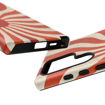 Terracotta Sunburst Samsung Galaxy Tough Phone Case