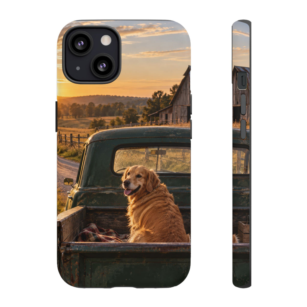 Sunday Road Golden iPhone Tough Case | golden retriever