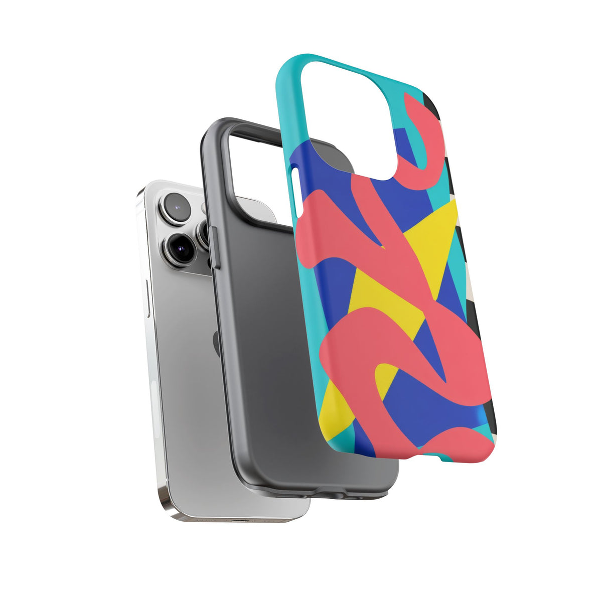 Cut Loose iPhone Tough Case | Retro Abstract Art