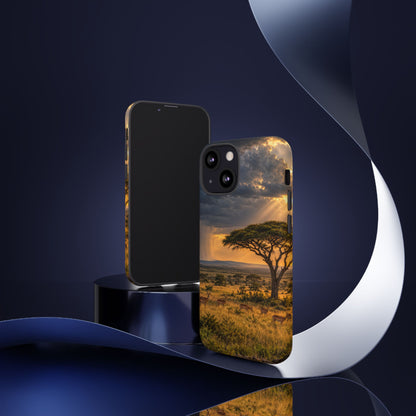 Stormlight on the Mara iPhone Tough Case | african storm