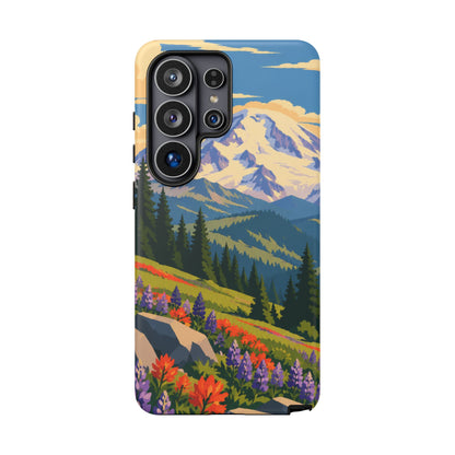 Mount Rainier — Meadow Radiance Samsung Galaxy Tough Case