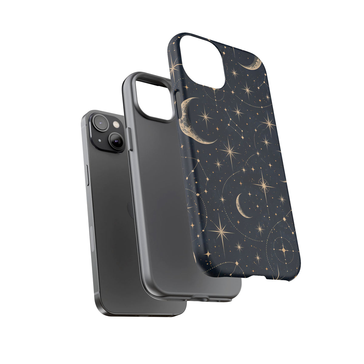 Celestial Moon iPhone Tough Case | Nocturne Atlas
