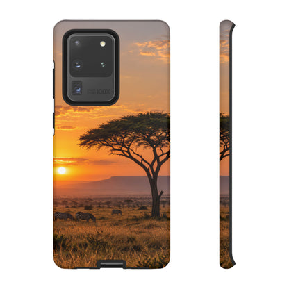 Amber Acacia Samsung Galaxy Tough Case | african sunset