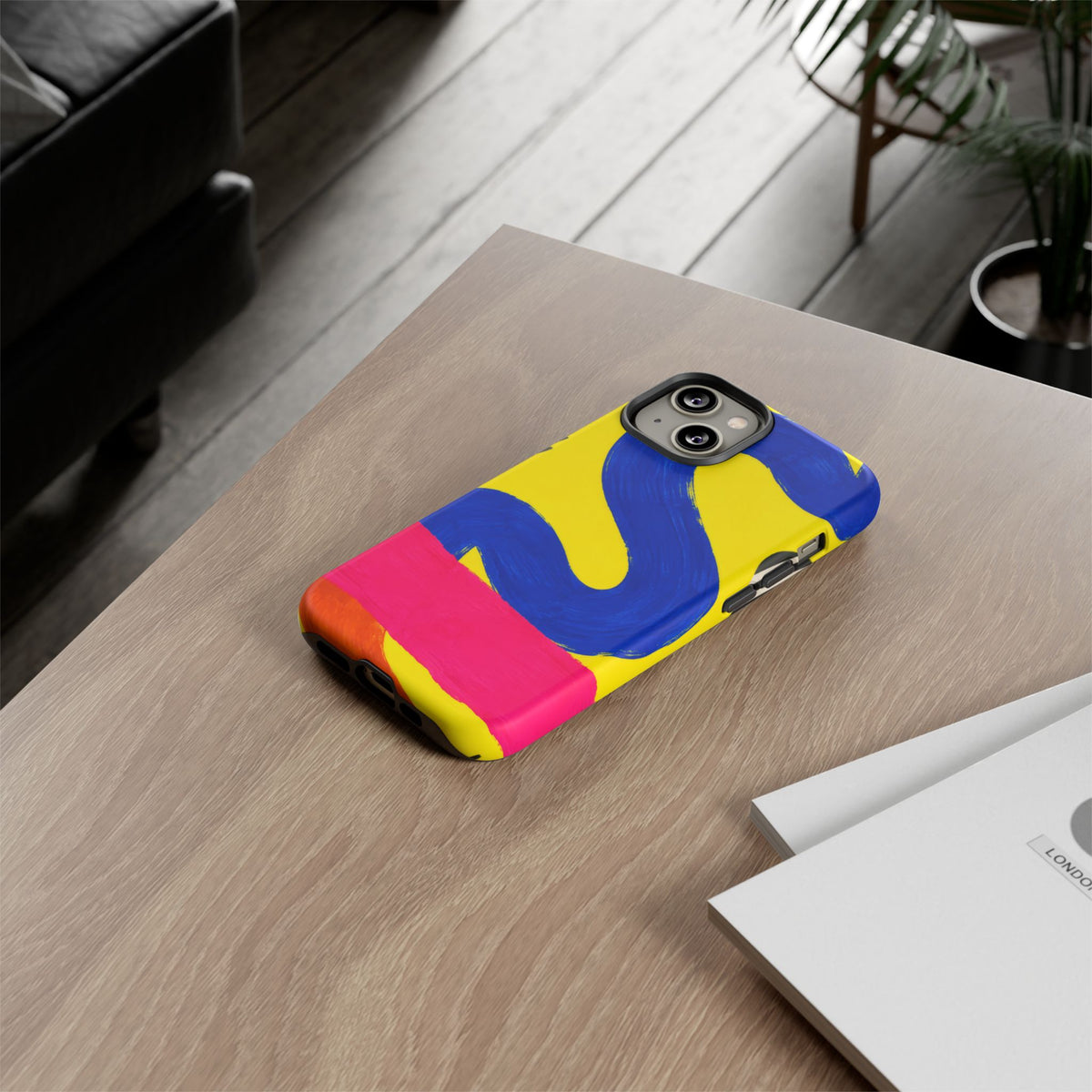 Offbeat iPhone Tough Case | Abstract Color Block Art