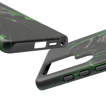 Cyberpunk Gorilla Samsung Galaxy Tough Case | Neon Code Silverback
