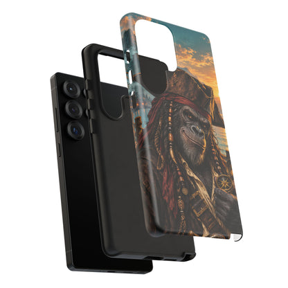 Pirate Gorilla Samsung Galaxy Tough Case | Captain Silverback