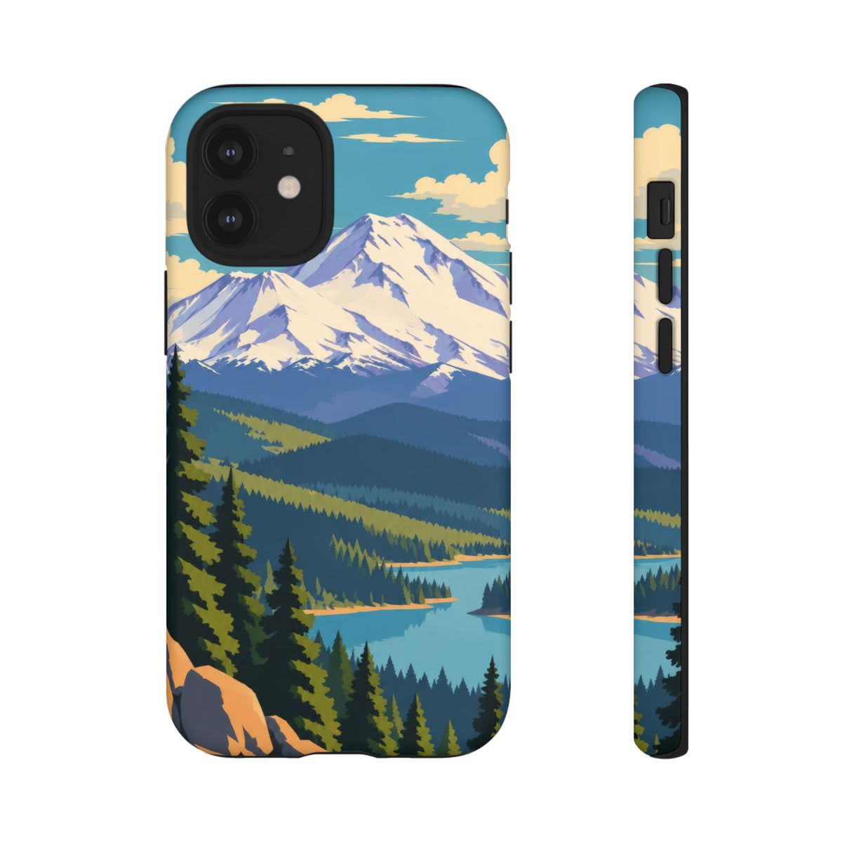 Mount Shasta — Snowlight iPhone Tough Case