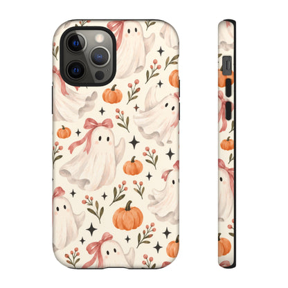 Blush Boo Social iPhone Tough Case | cute ghost