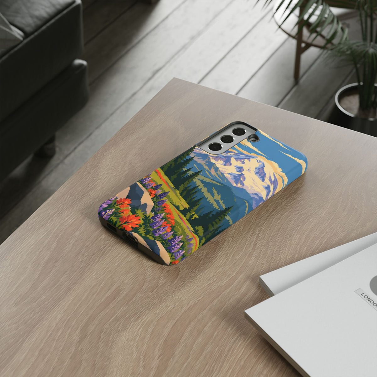 Mount Rainier — Meadow Radiance Samsung Galaxy Tough Case