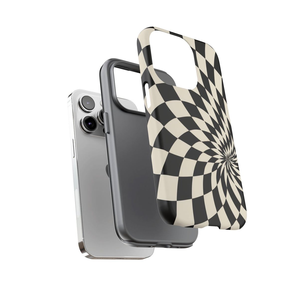 Twist Theory iPhone Tough Case | Optical Checkerboard