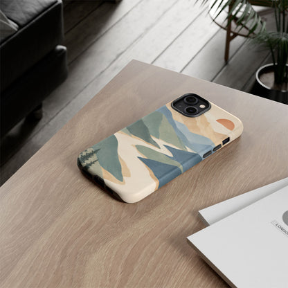 Quiet Pass iPhone Tough Case | mountain river